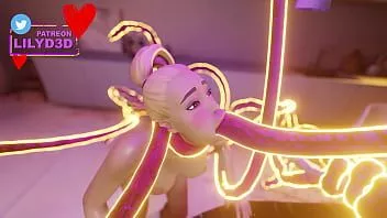 Abspielen Kyra und Slurpentine haben Probleme mit Tentakeln (Fortnite-Porno)